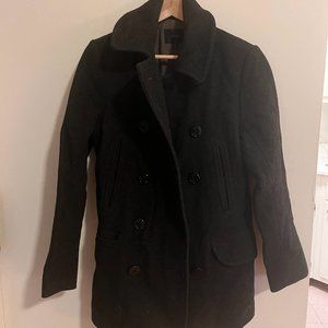 X-Small J. Crew Men's Wool Pea Coat